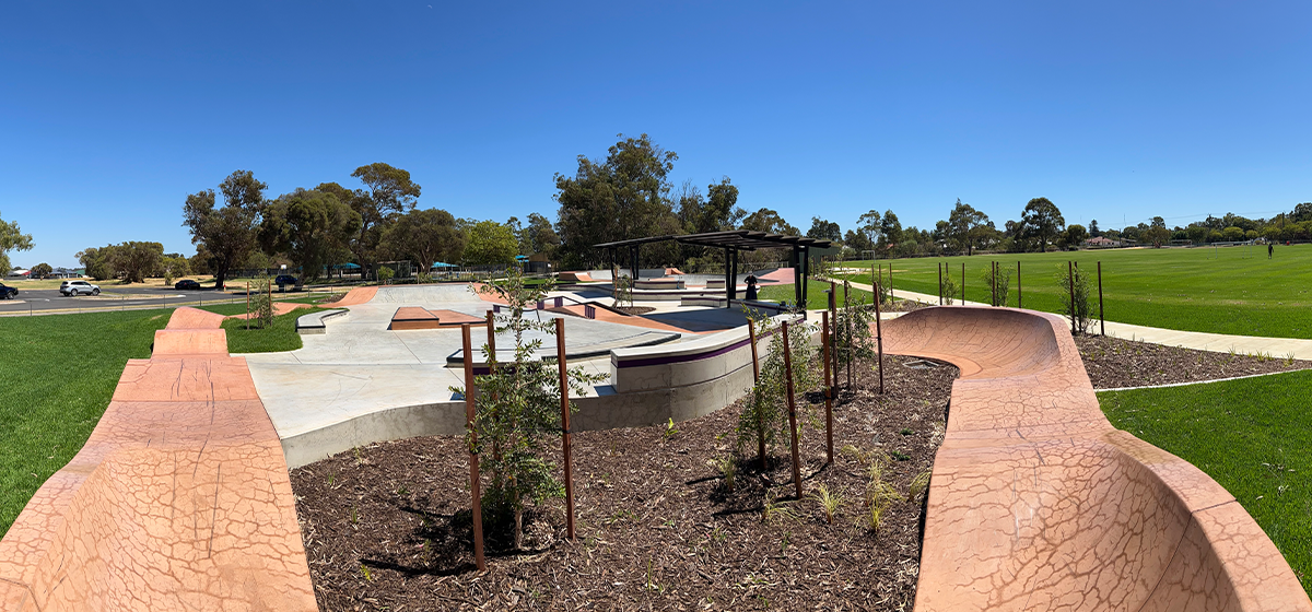 Celebrate the grand opening of Harvey Skatepark with a party on Sunday, 7 April.