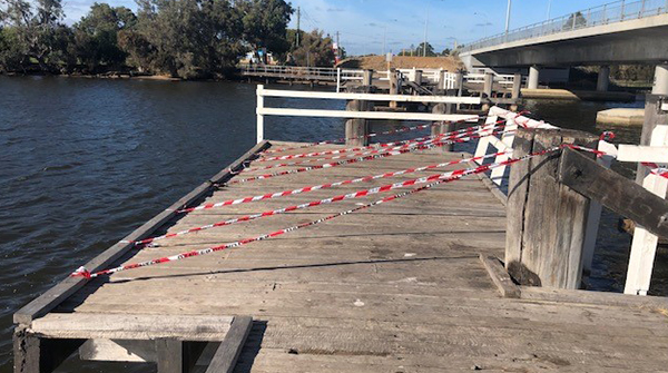 Closure of the Fishing Platform at the Collie River Bridge