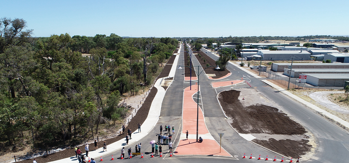 The Promenade Extension in Australind has officially opened