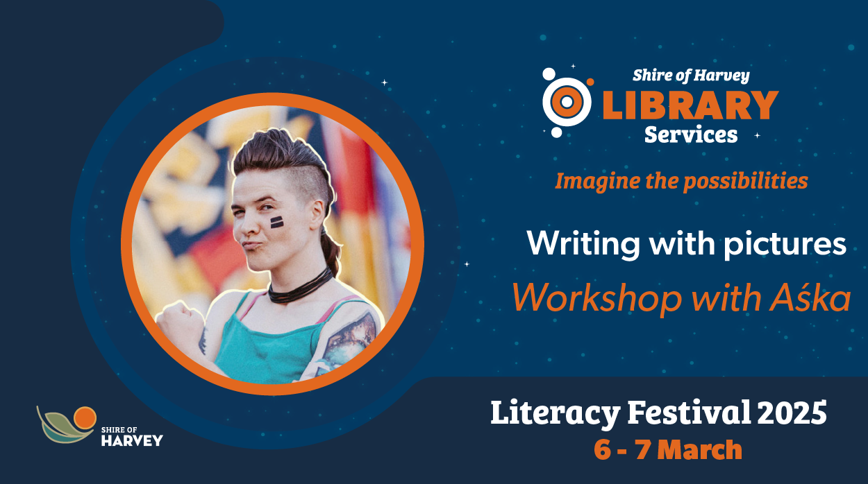 Writing with Pictures Workshop with Aśka (Harvey Library)