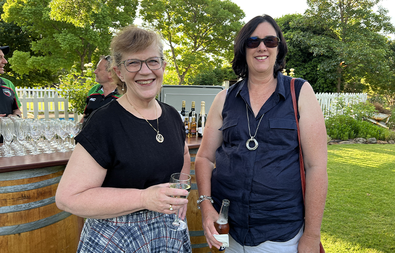 Amanda Lovitt and Councillor Wendy Dickinson