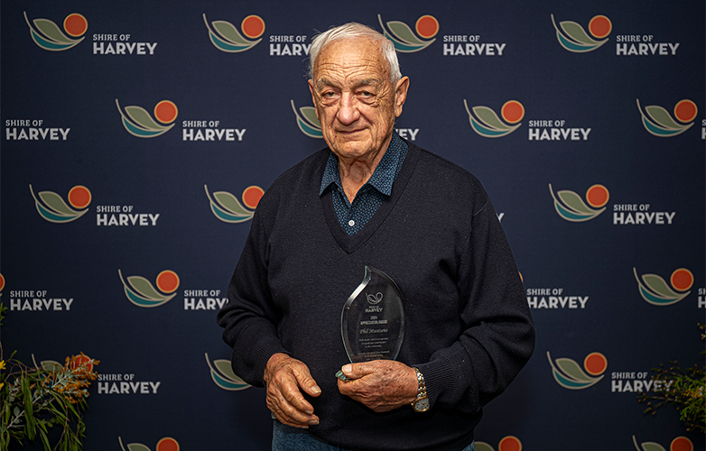 Appreciation Award recipient Phil Musitano