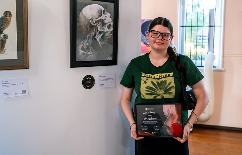 Ashley Andrew received the 2026 Youth Award for Under the Surface.