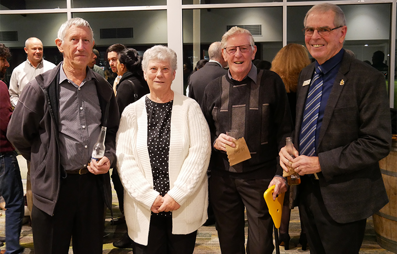 Brian Bevans, Dianne Ward, Allan Ward & Brian Kealley