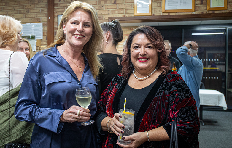Cr Michelle Boylan and Suzie Haslehurst