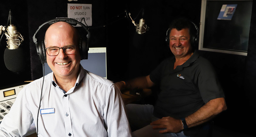 David Marshall and Councillor Paul Gillett