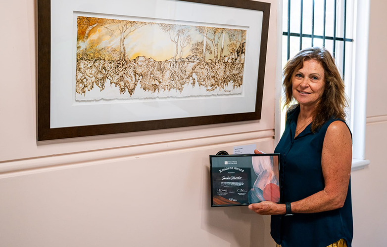 Sandie Schroder received the 2026 Resident Award for On It’s Way.