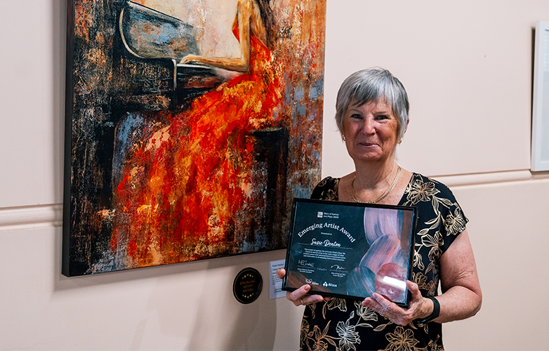 Susie Denton received the 2026 Emerging Artist Award for Colour Me Classical.