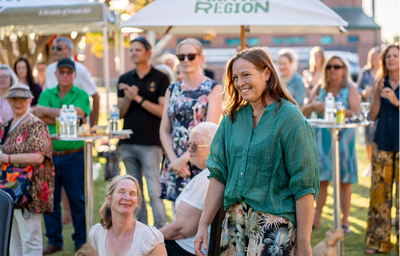 The evening brought together artists, supporters and community members in a celebration of creativity.