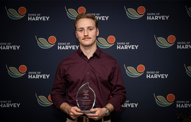 Youth Award recipient Ethan Nankivell