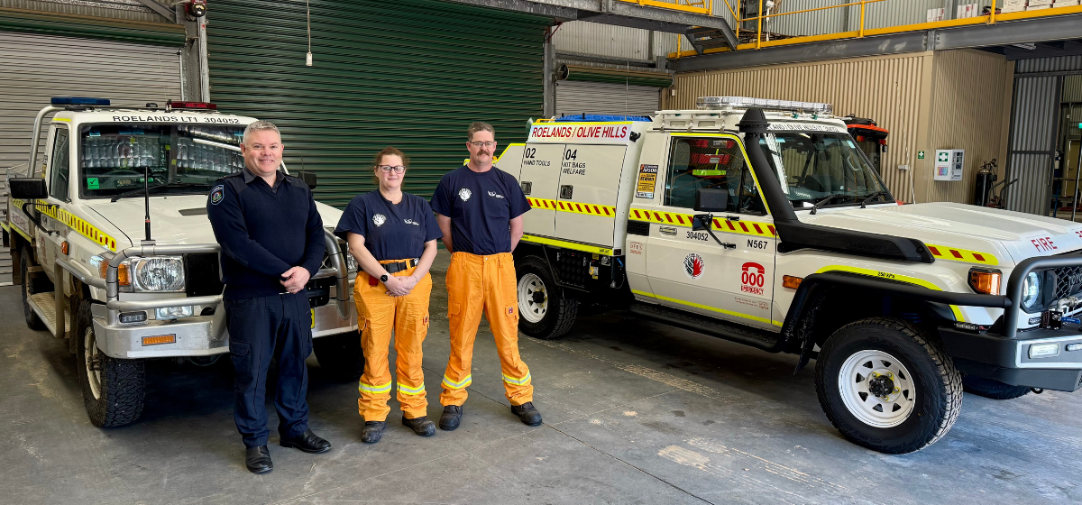 New light tanker for Roelands/Olive Hills Volunteer Bushfire Brigade