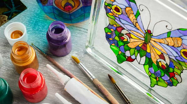 Adult Craft - Glass Art at Harvey Library