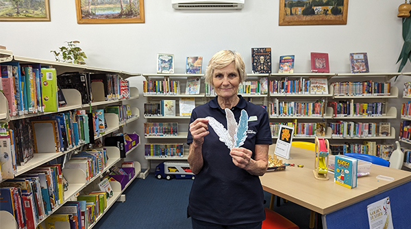 Golden Feather Hunt at Harvey Library