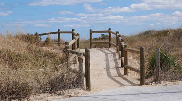 New Beach Access Path at Binningup Beach