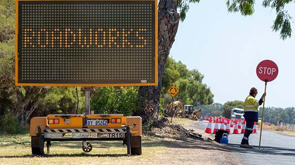 Rail Crossing Works in Yarloop