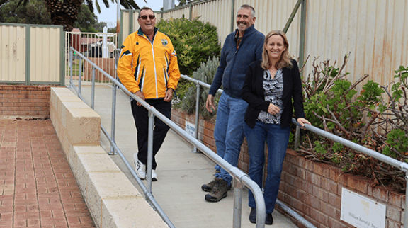 New Ramp Completed at Binningup Bowling Club