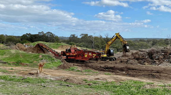 Mulching at Richardson Road