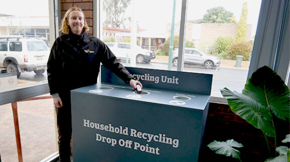 Household Recycling Drop Off Point in Harvey