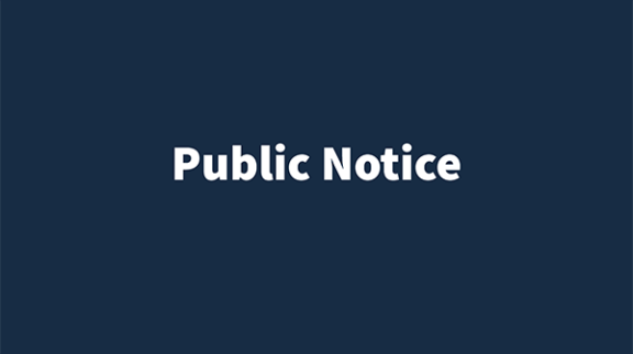 Public Notice