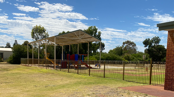 Settlers Hall shade structure update