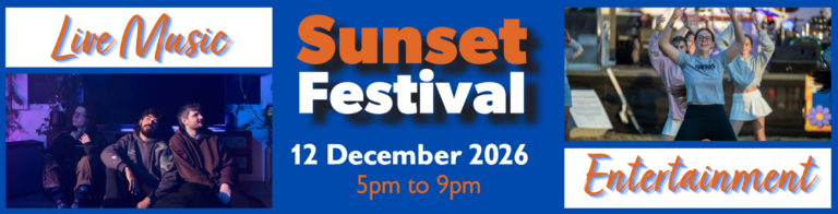 Sunset Festival banner